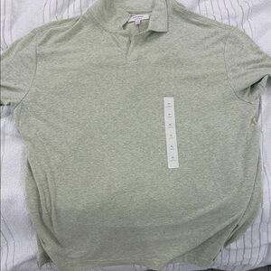 Banana Republic Light Green Polo Shirt